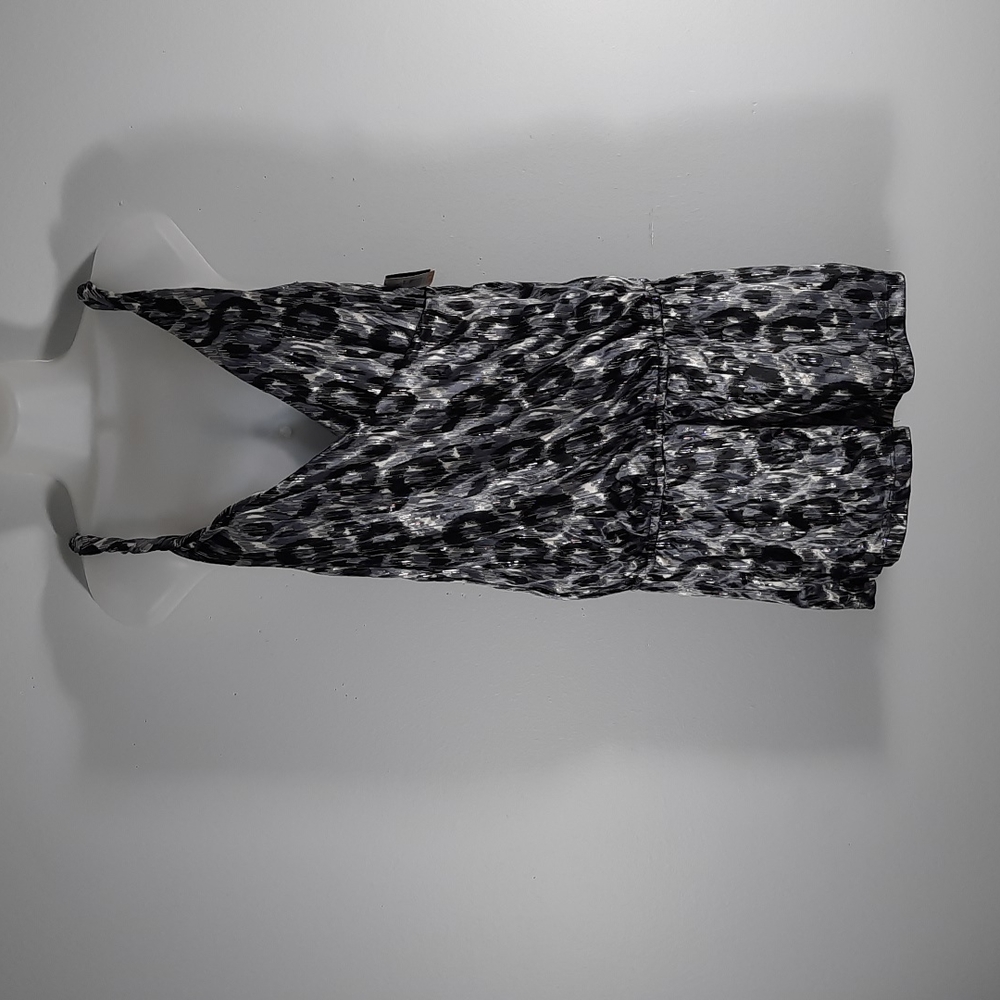 NWT GRASS COLLECTION  SILVER GLAMAZON BRAIDED ROMPER SZ S